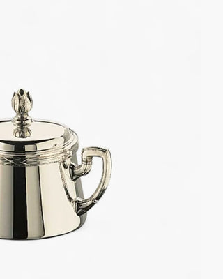 Broggi Rubans sugar bowl silver plated nickel - Buy now on ShopDecor - Discover the best products by BROGGI design