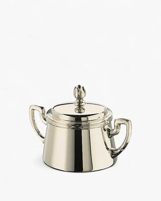 Broggi Rubans sugar bowl silver plated nickel 360 gr - 12.70 oz - Buy now on ShopDecor - Discover the best products by BROGGI design