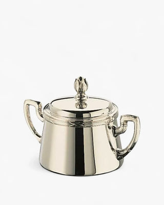 Broggi Rubans sugar bowl silver plated nickel 540 gr - 19.05 oz - Buy now on ShopDecor - Discover the best products by BROGGI design