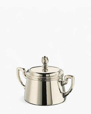 Broggi Rubans sugar bowl silver plated nickel 360 gr - 12.70 oz - Buy now on ShopDecor - Discover the best products by BROGGI design