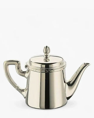 Broggi Rubans teapot silver plated nickel 100 cl - 1.06 qt - Buy now on ShopDecor - Discover the best products by BROGGI design