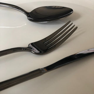 Broggi Stiletto Black table fork black pvd - Buy now on ShopDecor - Discover the best products by BROGGI design