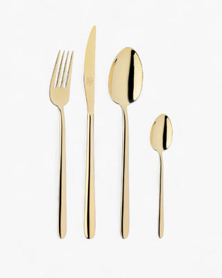 Broggi Stiletto set 24 cutlery Gold - Buy now on ShopDecor - Discover the best products by BROGGI design