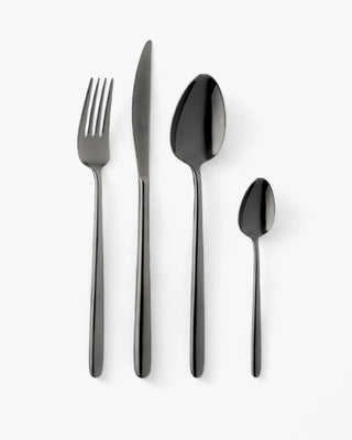 Broggi Stiletto set 24 cutlery Black - Buy now on ShopDecor - Discover the best products by BROGGI design