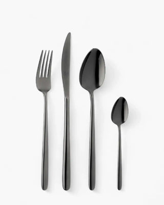 Broggi Stiletto set 24 cutlery Black - Buy now on ShopDecor - Discover the best products by BROGGI design