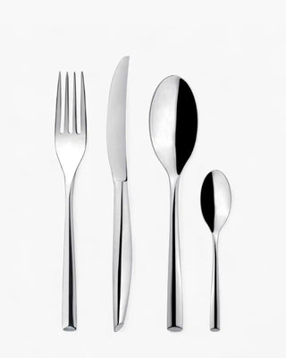 Broggi Zeta 24-piece cutlery set Polished steel - Buy now on ShopDecor - Discover the best products by BROGGI design