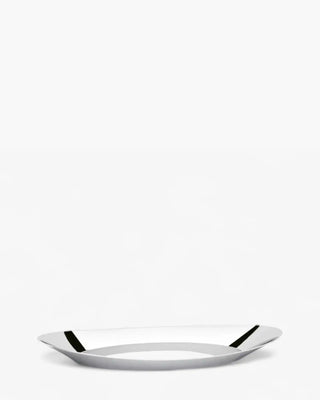 Broggi Zeta bread basket polished steel 33x10 cm - 13x3.93 in - Buy now on ShopDecor - Discover the best products by BROGGI design