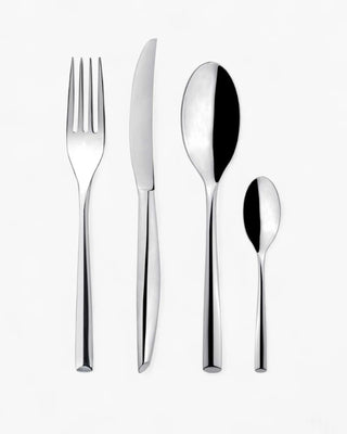 Broggi Zeta 24-piece cutlery set Polished steel - Buy now on ShopDecor - Discover the best products by BROGGI design