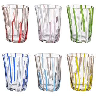 Carlo Moretti Bora set 6 tumblers tirache in Murano glass - Buy now on ShopDecor - Discover the best products by CARLO MORETTI design