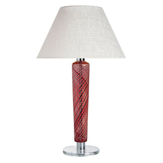 Carlo Moretti Faro table lamp black and coral in Murano glass - Buy now on ShopDecor - Discover the best products by CARLO MORETTI design