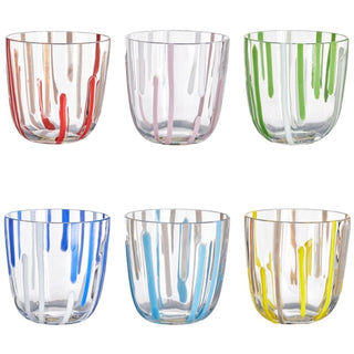 Carlo Moretti I Diversi set 6 tumblers tirache in Murano glass - Buy now on ShopDecor - Discover the best products by CARLO MORETTI design