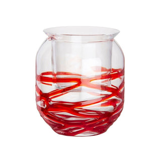 Carlo Moretti Lumina candlestick network in Murano glass h 10 cm - Buy now on ShopDecor - Discover the best products by CARLO MORETTI design