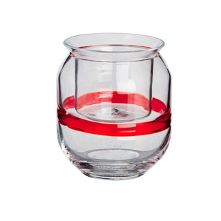 Carlo Moretti Lumina candlestick red in Murano glass h 10 cm - Buy now on ShopDecor - Discover the best products by CARLO MORETTI design