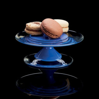 Carlo Moretti Madeleine 594 cake stand blue in Murano glass - Buy now on ShopDecor - Discover the best products by CARLO MORETTI design