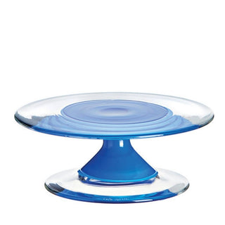 Carlo Moretti Madeleine 594 cake stand blue in Murano glass - Buy now on ShopDecor - Discover the best products by CARLO MORETTI design