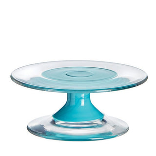 Carlo Moretti Madeleine 594 cake stand light blue in Murano glass - Buy now on ShopDecor - Discover the best products by CARLO MORETTI design