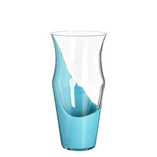 Carlo Moretti Monocromo 1851 vase in Murano glass h 30 cm Tiffany blue - Buy now on ShopDecor - Discover the best products by CARLO MORETTI design