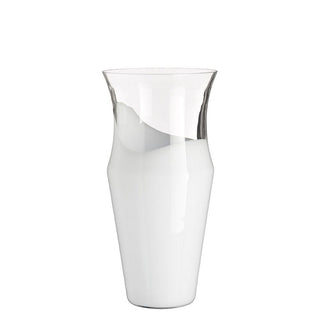 Carlo Moretti Monocromo 1851 vase in Murano glass h 30 cm White - Buy now on ShopDecor - Discover the best products by CARLO MORETTI design