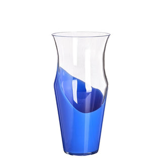 Carlo Moretti Monocromo 1851 vase in Murano glass h 30 cm Ice blue - Buy now on ShopDecor - Discover the best products by CARLO MORETTI design