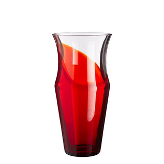 Carlo Moretti Monocromo 1851 vase in Murano glass h 30 cm Flame red - Buy now on ShopDecor - Discover the best products by CARLO MORETTI design