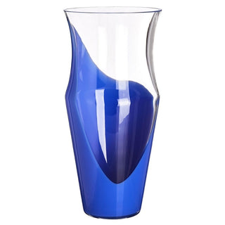 Carlo Moretti Monocromo 1852 vase in Murano glass h 36.5 cm Ice blue - Buy now on ShopDecor - Discover the best products by CARLO MORETTI design