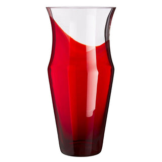 Carlo Moretti Monocromo 1852 vase in Murano glass h 36.5 cm Flame red - Buy now on ShopDecor - Discover the best products by CARLO MORETTI design