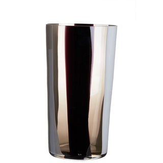 Carlo Moretti Ovale 601 vase white and black in Murano glass h 38 cm - Buy now on ShopDecor - Discover the best products by CARLO MORETTI design