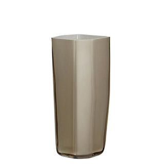 Carlo Moretti Torre 1138 vase steel in Murano glass h 33 cm - Buy now on ShopDecor - Discover the best products by CARLO MORETTI design