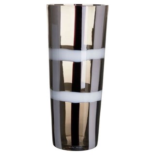 Carlo Moretti Troncocono 1741 vase brown in Murano glass h 36 cm - Buy now on ShopDecor - Discover the best products by CARLO MORETTI design