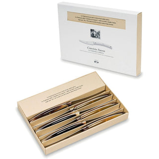 Coltellerie Berti Convivio Nuovo set 6 steak knives 609 cornotech - Buy now on ShopDecor - Discover the best products by COLTELLERIE BERTI 1895 design