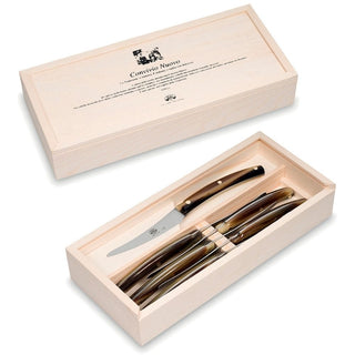 Coltellerie Berti Convivio Nuovo set 6 steak knives 9609 cornotech - Buy now on ShopDecor - Discover the best products by COLTELLERIE BERTI 1895 design