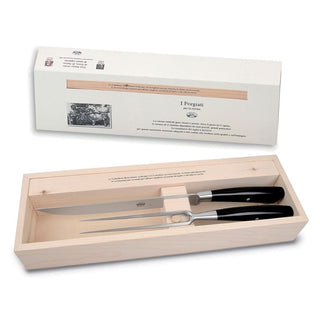 Coltellerie Berti Forgiati carving set 2545 whole black plexiglass - Buy now on ShopDecor - Discover the best products by COLTELLERIE BERTI 1895 design