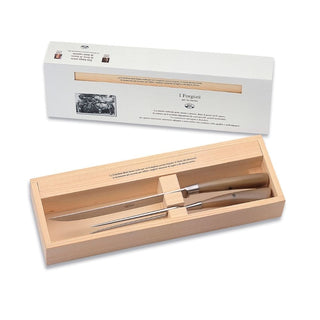 Coltellerie Berti Forgiati carving set 550 whole ox horn - Buy now on ShopDecor - Discover the best products by COLTELLERIE BERTI 1895 design