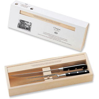 Coltellerie Berti Forgiati carving set 558 black plexiglass - Buy now on ShopDecor - Discover the best products by COLTELLERIE BERTI 1895 design