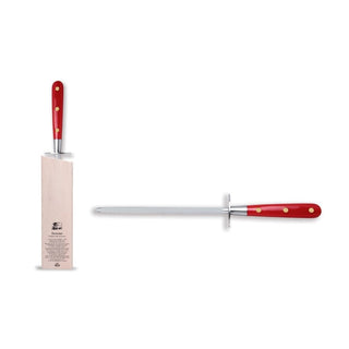 Coltellerie Berti Forgiati - Insieme sharpening steel 92411 red - Buy now on ShopDecor - Discover the best products by COLTELLERIE BERTI 1895 design