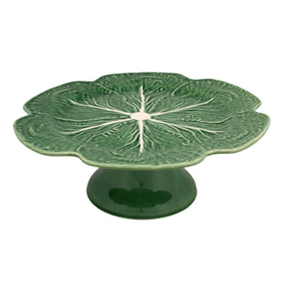 Bordallo Pinheiro Cabbage cake stand diam. 31 cm. - Buy now on ShopDecor - Discover the best products by BORDALLO PINHEIRO design