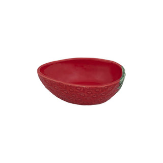 Bordallo Pinheiro Strawberry oval bowl - Buy now on ShopDecor - Discover the best products by BORDALLO PINHEIRO design