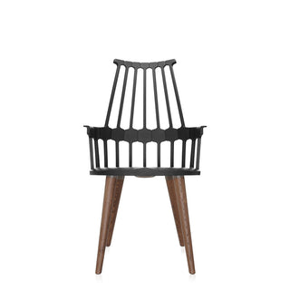 Kartell Comback armchair with wood legs - Buy now on ShopDecor - Discover the best products by KARTELL design