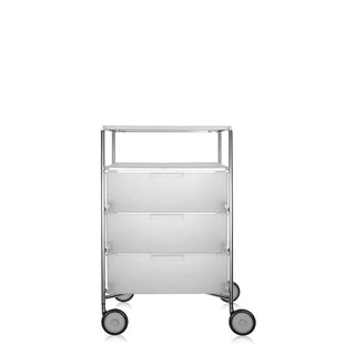 Kartell Mobil chest of drawers with 3 drawers, 1 shelf and wheels - Buy now on ShopDecor - Discover the best products by KARTELL design