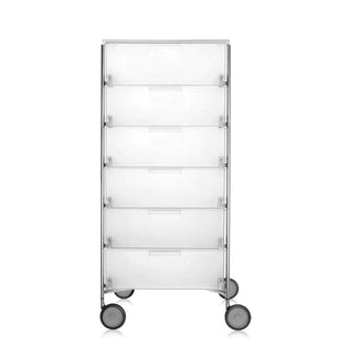 Kartell Mobil chest of drawers with 6 drawers and wheels - Buy now on ShopDecor - Discover the best products by KARTELL design