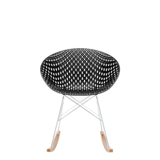 Kartell Smatrik rocking chair with chromed legs - Buy now on ShopDecor - Discover the best products by KARTELL design