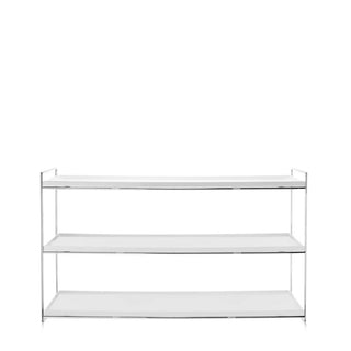 Kartell Trays shelf with chromed steel structure - Buy now on ShopDecor - Discover the best products by KARTELL design