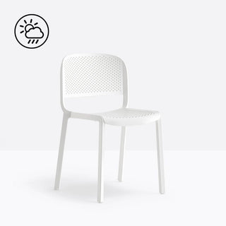 Pedrali Dome 261 perforated chair for outdoor - Buy now on ShopDecor - Discover the best products by PEDRALI design