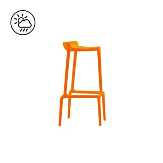 Pedrali Happy 490 plastic stool with seat H.75 cm. - Buy now on ShopDecor - Discover the best products by PEDRALI design