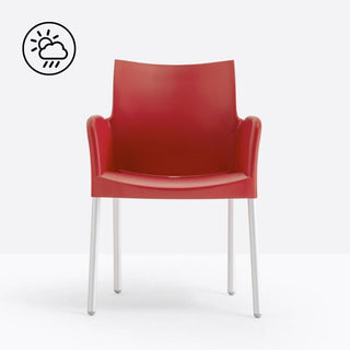 Pedrali Ice 850 chair with polypropylene armrests - Buy now on ShopDecor - Discover the best products by PEDRALI design