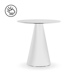 Pedrali Ikon 865 table with solid laminate top diam.70 cm. - Buy now on ShopDecor - Discover the best products by PEDRALI design