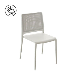 Pedrali Mya 701 stackable chair with textilene backrest - Buy now on ShopDecor - Discover the best products by PEDRALI design