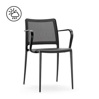 Pedrali Mya 706/2 chair with armrests and backrest in textilene - Buy now on ShopDecor - Discover the best products by PEDRALI design