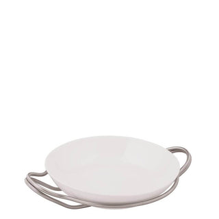 Sambonet New Living rice dish diam 36 cm with holder - Buy now on ShopDecor - Discover the best products by SAMBONET design