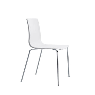 Scab Alice Chair with chromed legs and technopolymer seat - Buy now on ShopDecor - Discover the best products by SCAB design